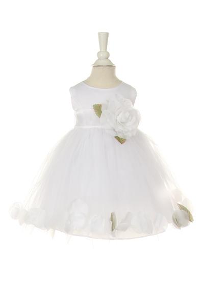 Cutie Flower Girl Baby - #1170B-white1
