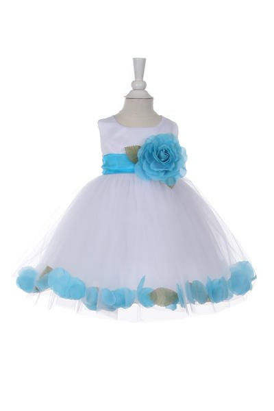 Cutie Flower Girl Baby - #1170B-white1