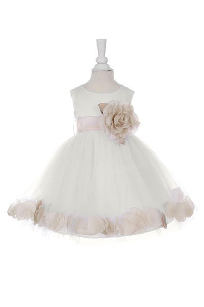 Cutie Flower Girl Baby - #1170B-white1