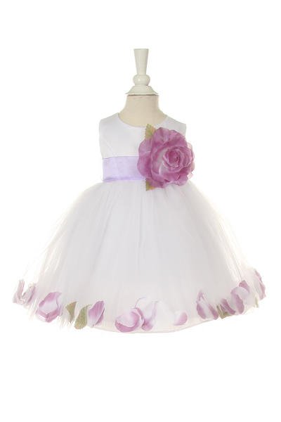 Cutie Flower Girl Baby - #1170B-white