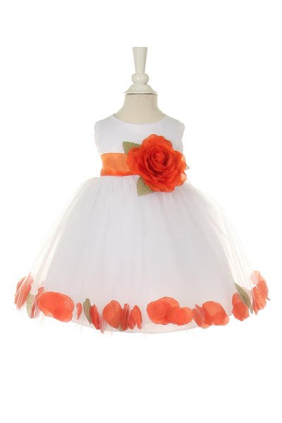 Cutie Flower Girl Baby - #1170B-white