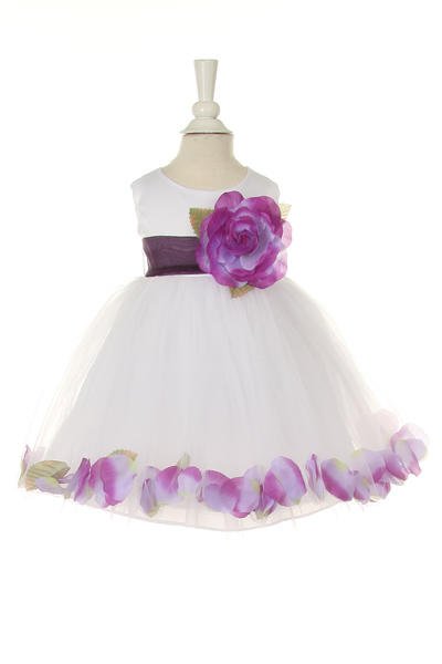 Cutie Flower Girl Baby - #1170B-white