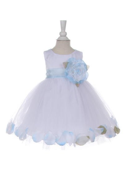 Cutie Flower Girl Baby - #1170B-white