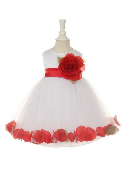 Cutie Flower Girl Baby - #1170B-white