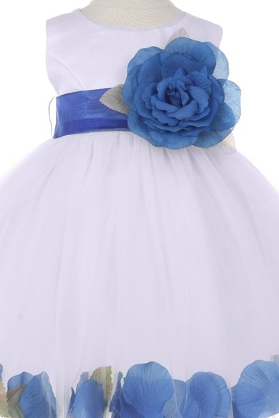 Cutie Flower Girl Baby - #1170B-white