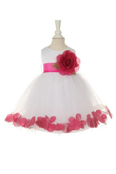 Cutie Flower Girl Baby - #1170B-white