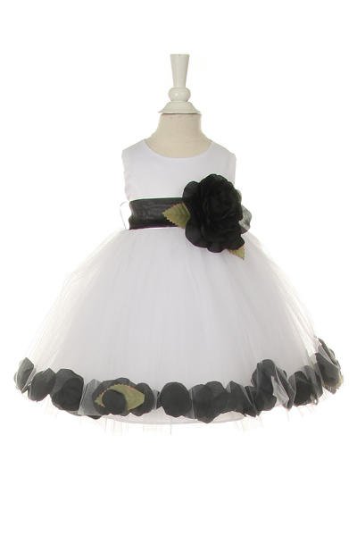 Cutie Flower Girl Baby - #1170B-white