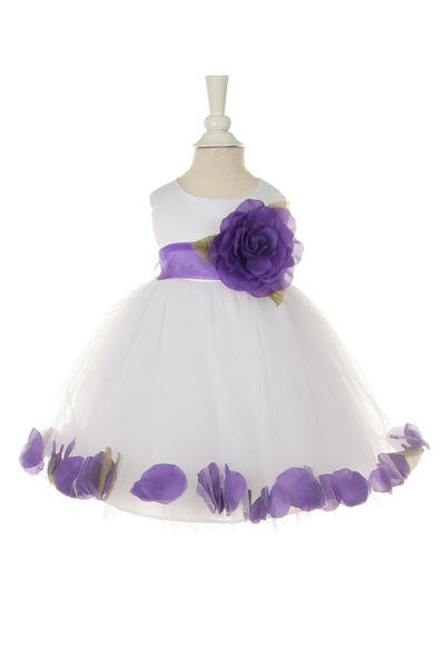 Cutie Flower Girl Baby - #1170B-white