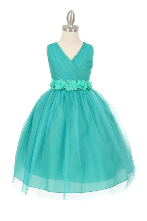 Cutie Flower Dress - #1220jd-bt3