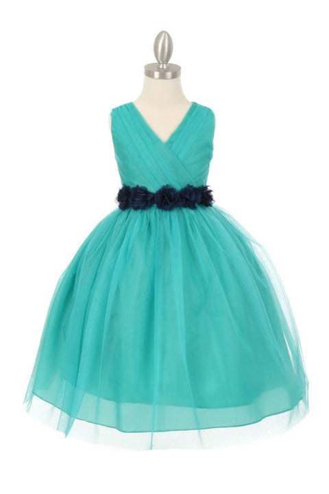 Cutie Flower Dress - #1220jd-bt3