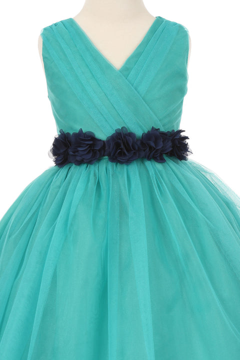 Cutie Flower Dress - #1220jd-bt3
