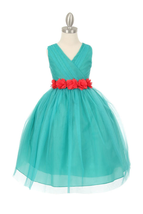 Cutie Flower Dress - #1220jd-bt3