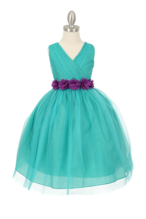 Cutie Flower Dress - #1220jd-bt3
