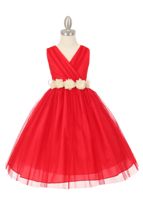 Cutie Flower Dress - #1220rd-bt3