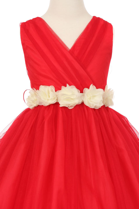 Cutie Flower Dress - #1220rd-bt3