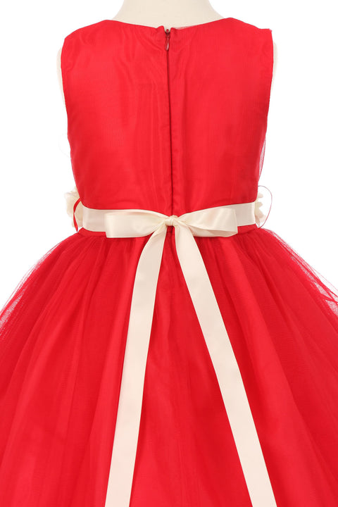 Cutie Flower Dress - #1220rd-bt3