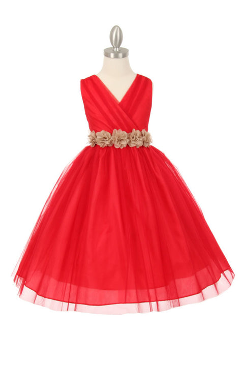 Cutie Flower Dress - #1220rd-bt3