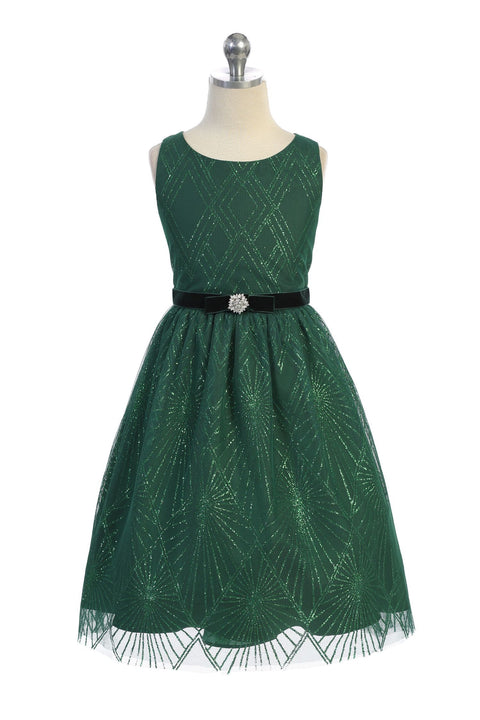 Plus Size Glitter Diamond Dress