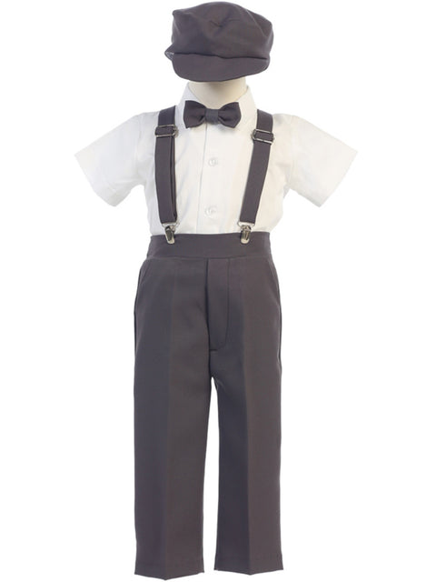 Cutie Suspender Pant Sets - G825B