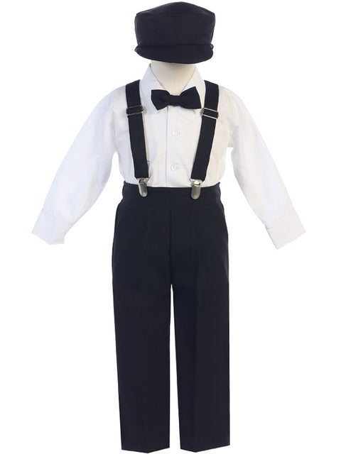 Cutie Suspender Pant Sets - G829B