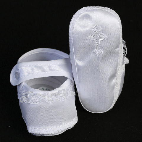 Baby Girls Satin Lace Bootie