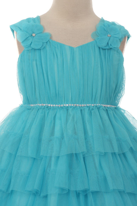 Layered Mesh Girl Dress