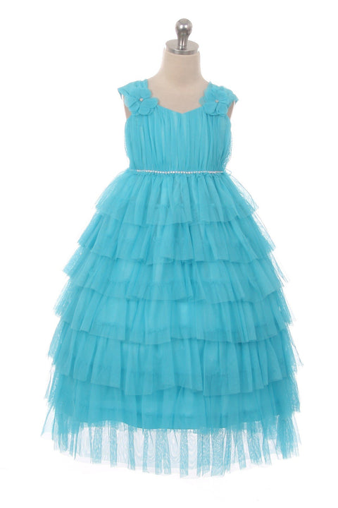 Layered Mesh Girl Dress