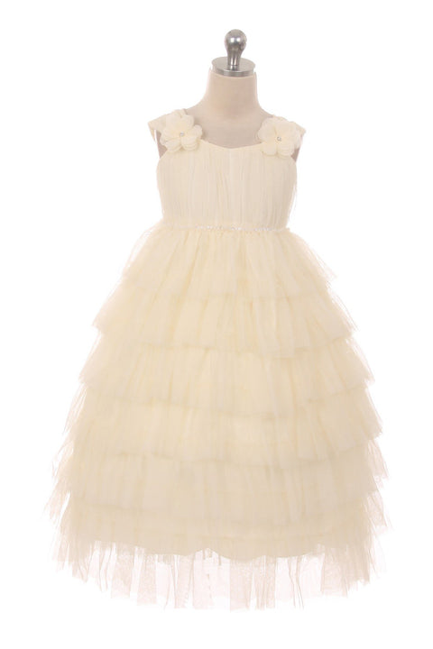Layered Mesh Girl Dress