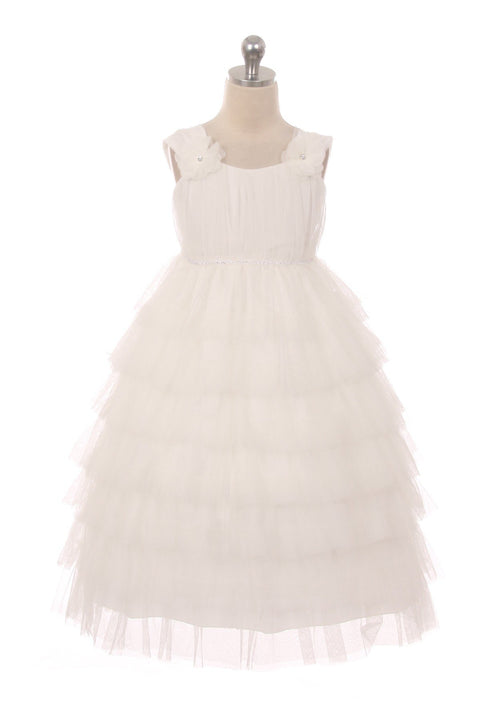 Layered Mesh Girl Dress