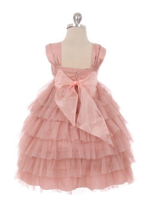 Layered Mesh Baby Dress