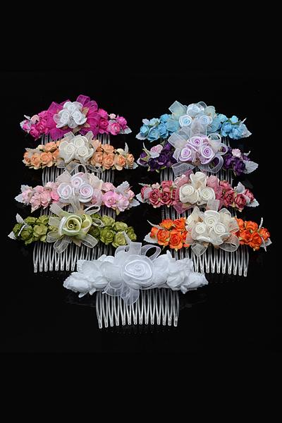 Floral Comb For Hair