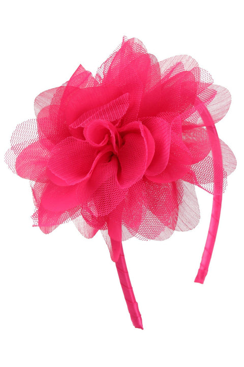 Mesh Flower Headband