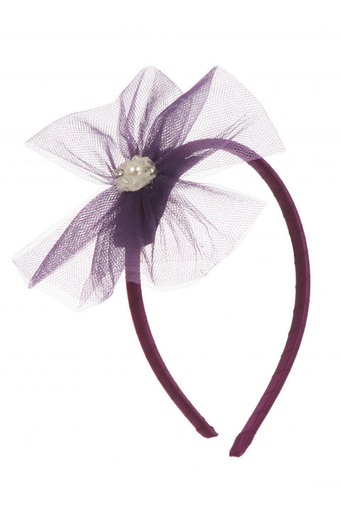 Illusion Bow Pearl Headband