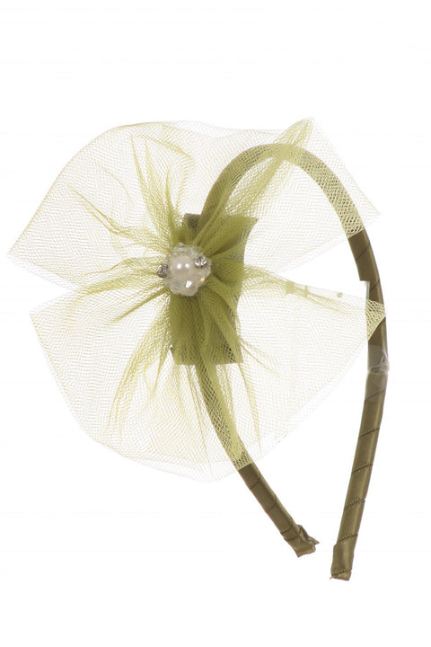 Illusion Bow Pearl Headband