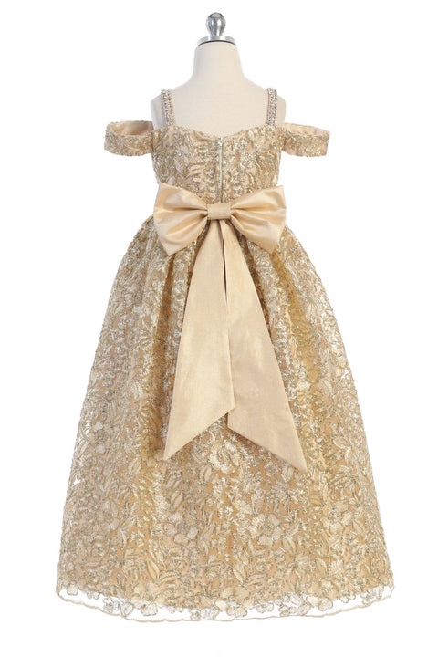 Gold Ball Gown Dress