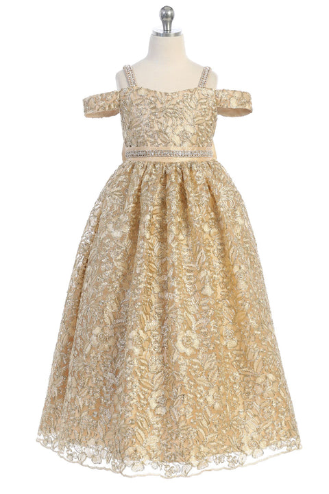 Gold Ball Gown Dress