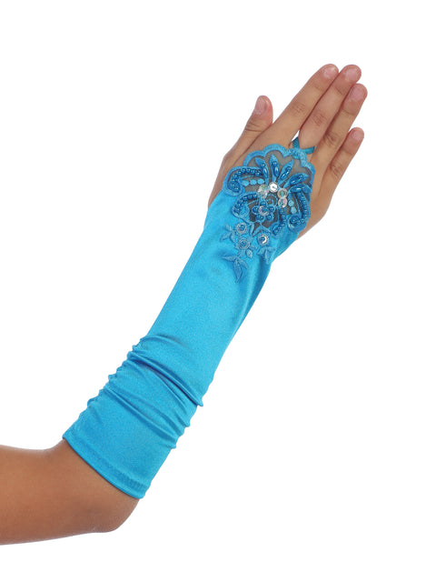 Cutie Flower Girl Gloves - #KFBL