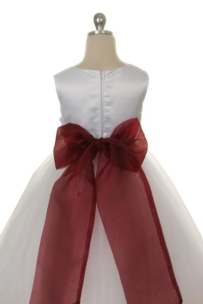 Organza Sash- Small (Up to Size 6)