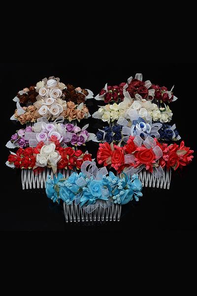 Floral Comb For Hair