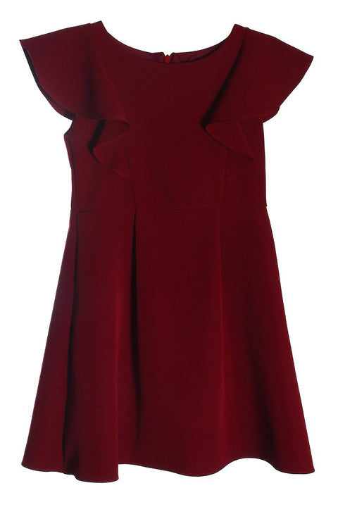 Plus Size Princess Line Ruffle Dress