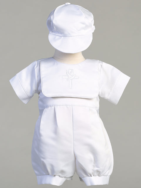 Baby Boy Christening Romper-Kenneth
