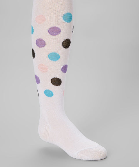 White Polka Dot Tights