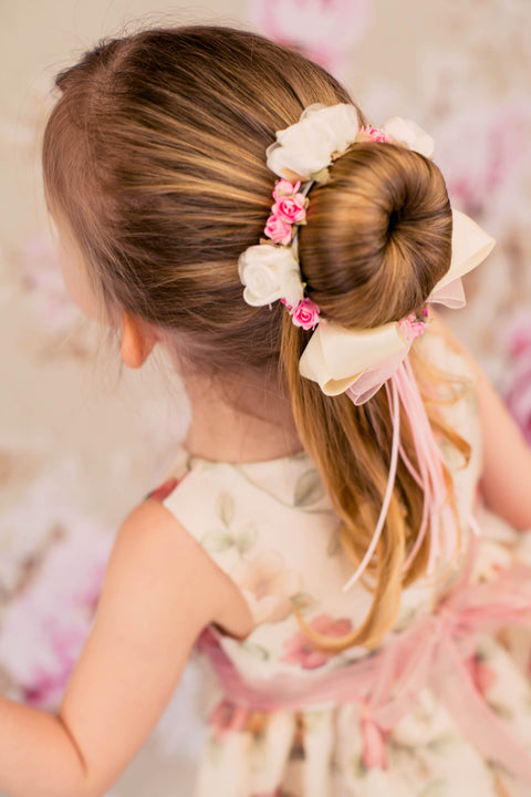 Flower Bun Wrap For Hair