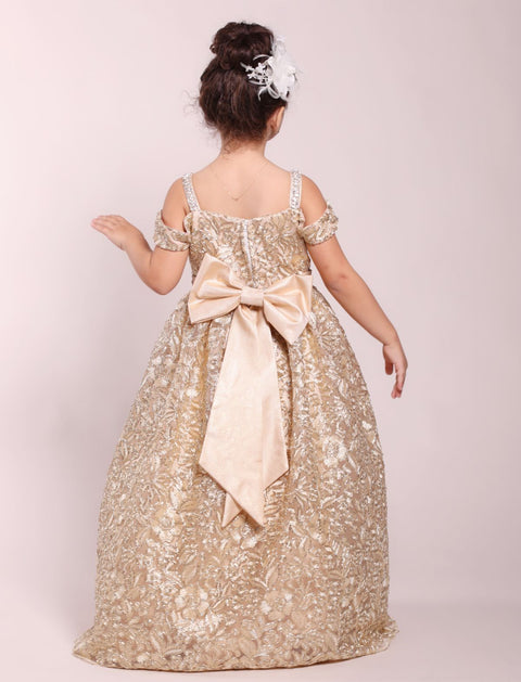 Gold Ball Gown Dress