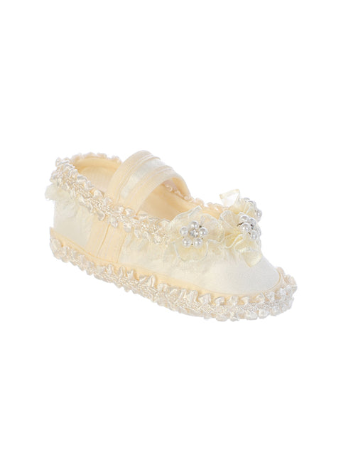 Baby Crib Shoe Ivory