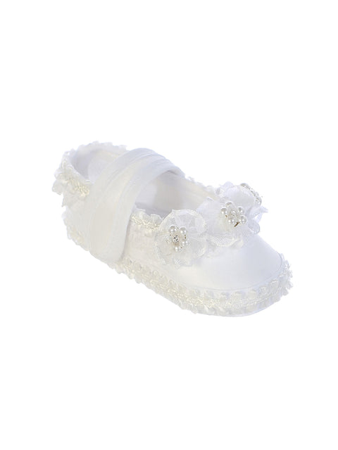 Baby Crib Shoe White