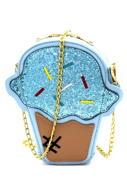 Ice Cream Cone Cross Body Bag