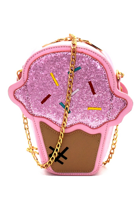 Ice Cream Cone Cross Body Bag