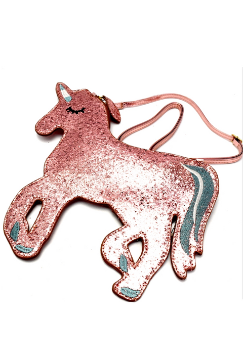 Glittery Unicorn Cross Body Bag