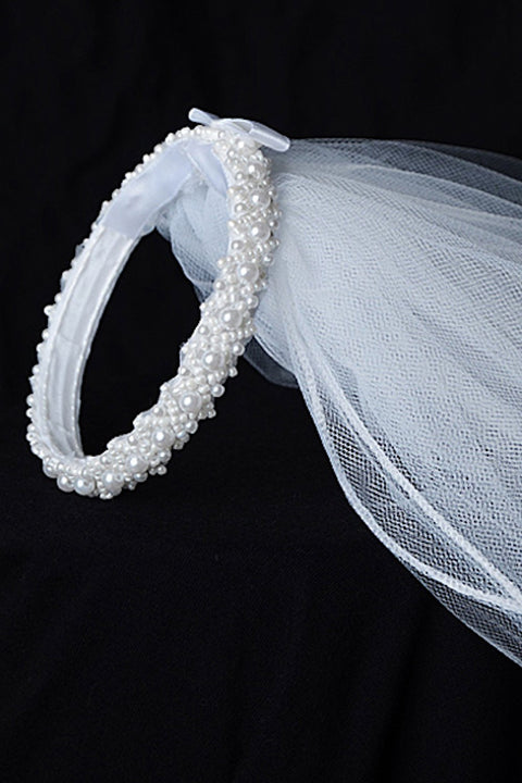 Pearl Bun Veil